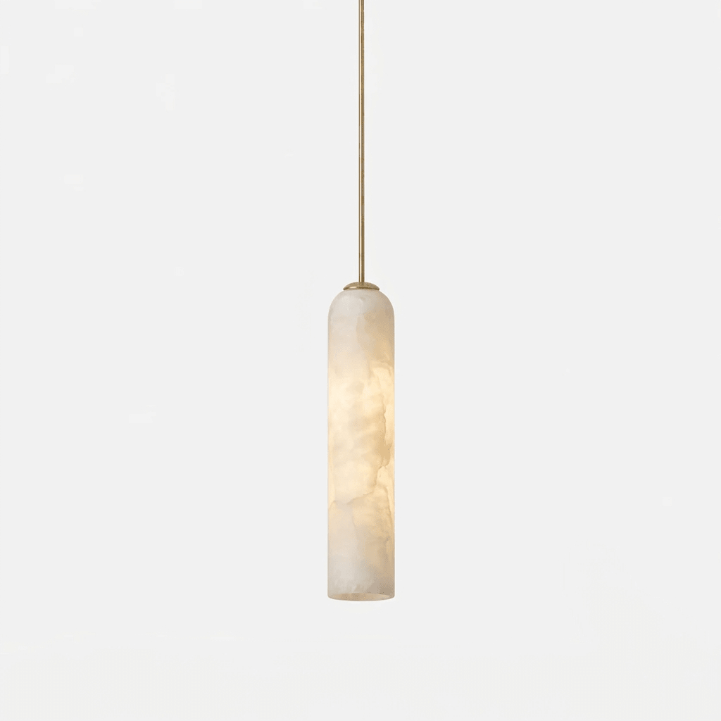 Alabaster Cylinder Pendant Light — Pendant Light | Maison Monashee