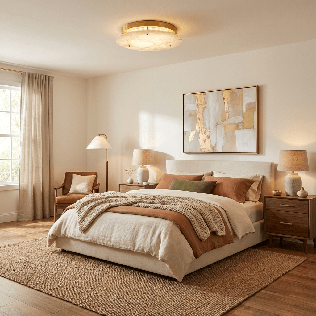 Flush Mount Disc Light — Ceiling Light | Maison Monashee — view 4