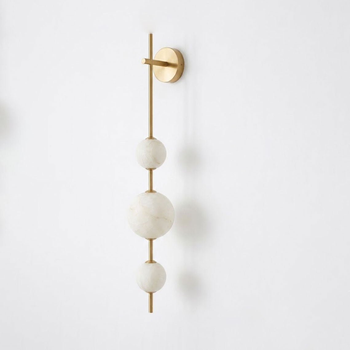 2 Light Brass Wall Sconce — Wall Sconce | Maison Monashee — view 10