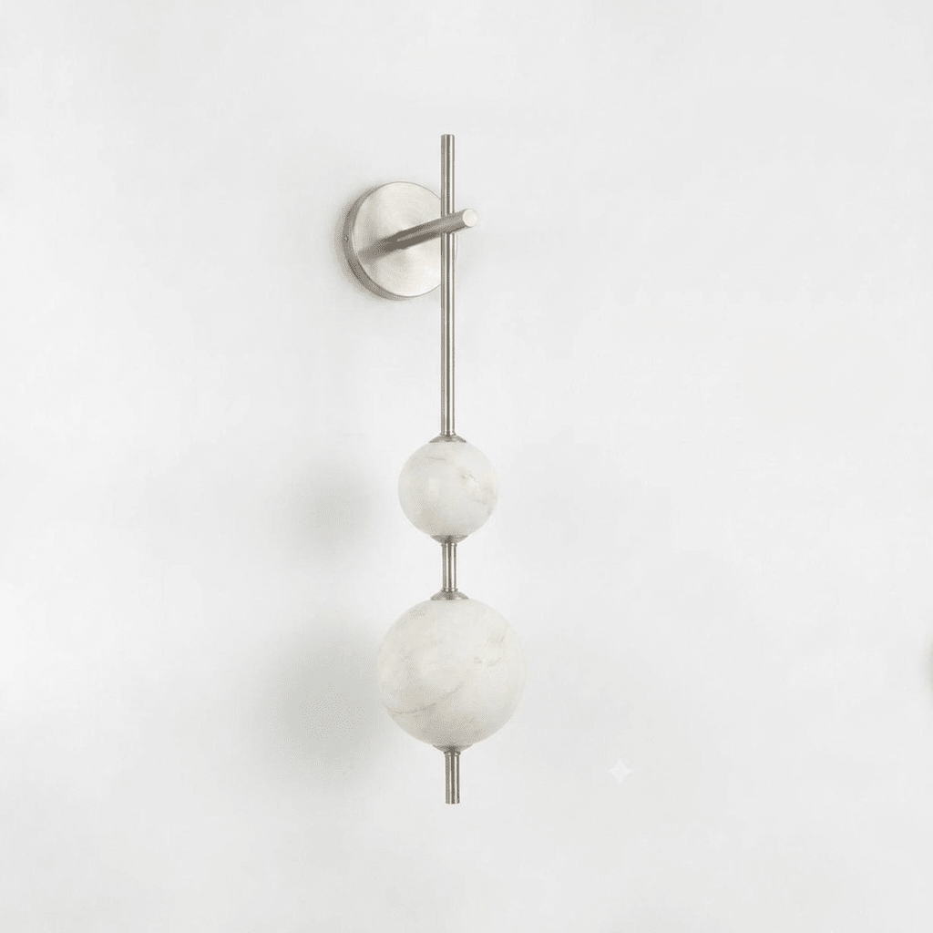 2 Light Brass Wall Sconce — Wall Sconce | Maison Monashee — view 7