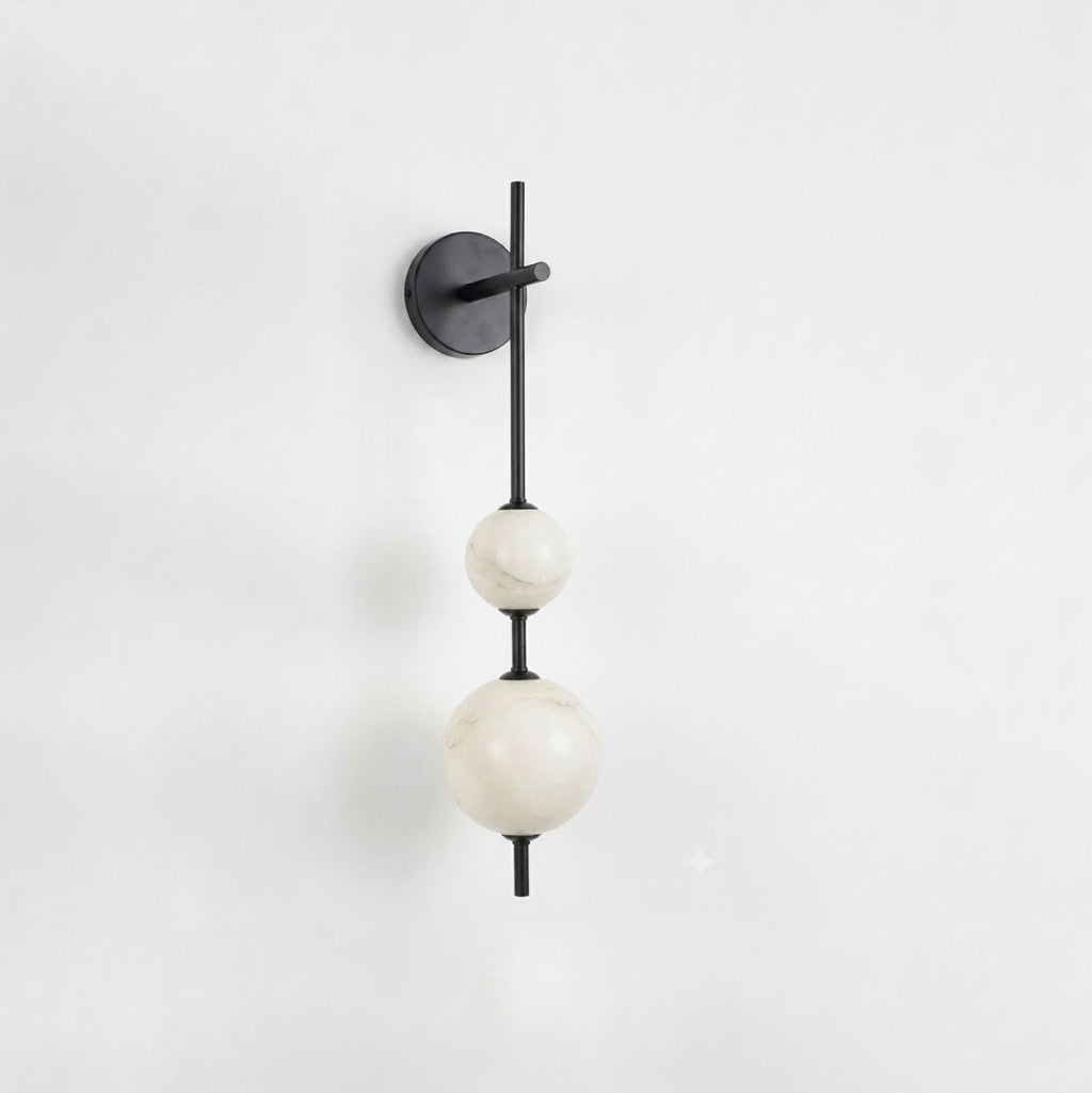 2 Light Brass Wall Sconce — Wall Sconce | Maison Monashee — view 8