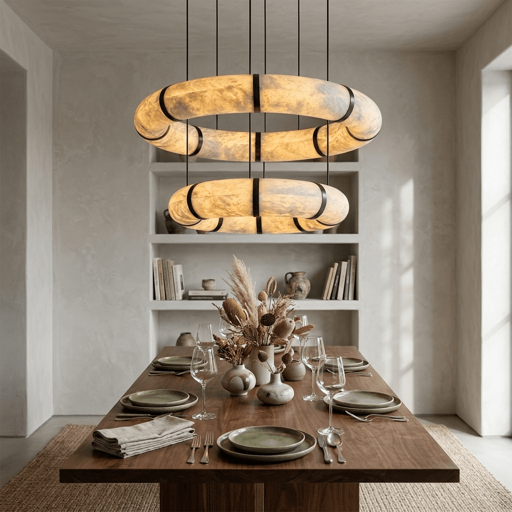 2 Ring Chandelier — Chandelier | Maison Monashee — view 4