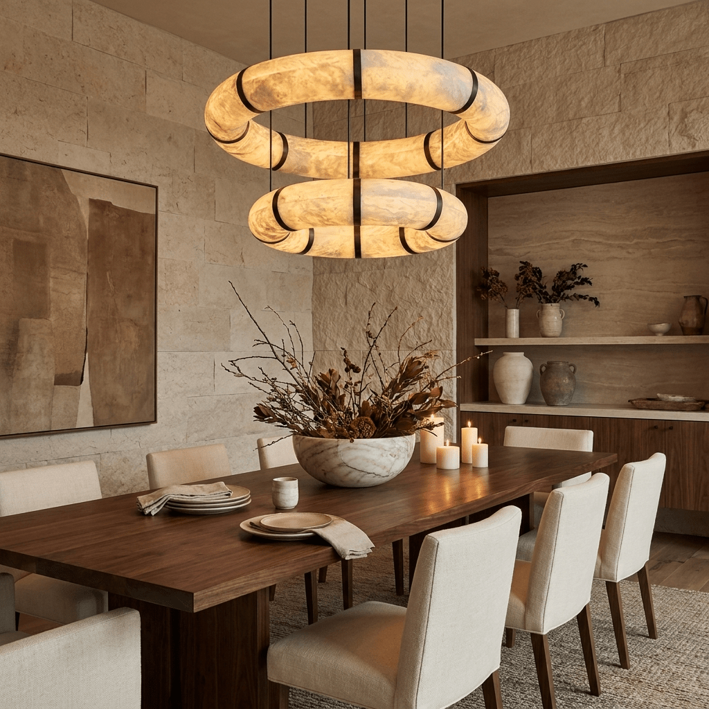 2 Ring Chandelier — Chandelier | Maison Monashee — view 5