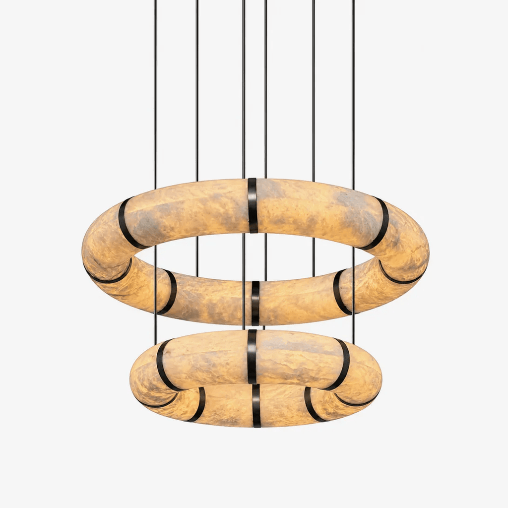 2 Ring Chandelier — Chandelier | Maison Monashee