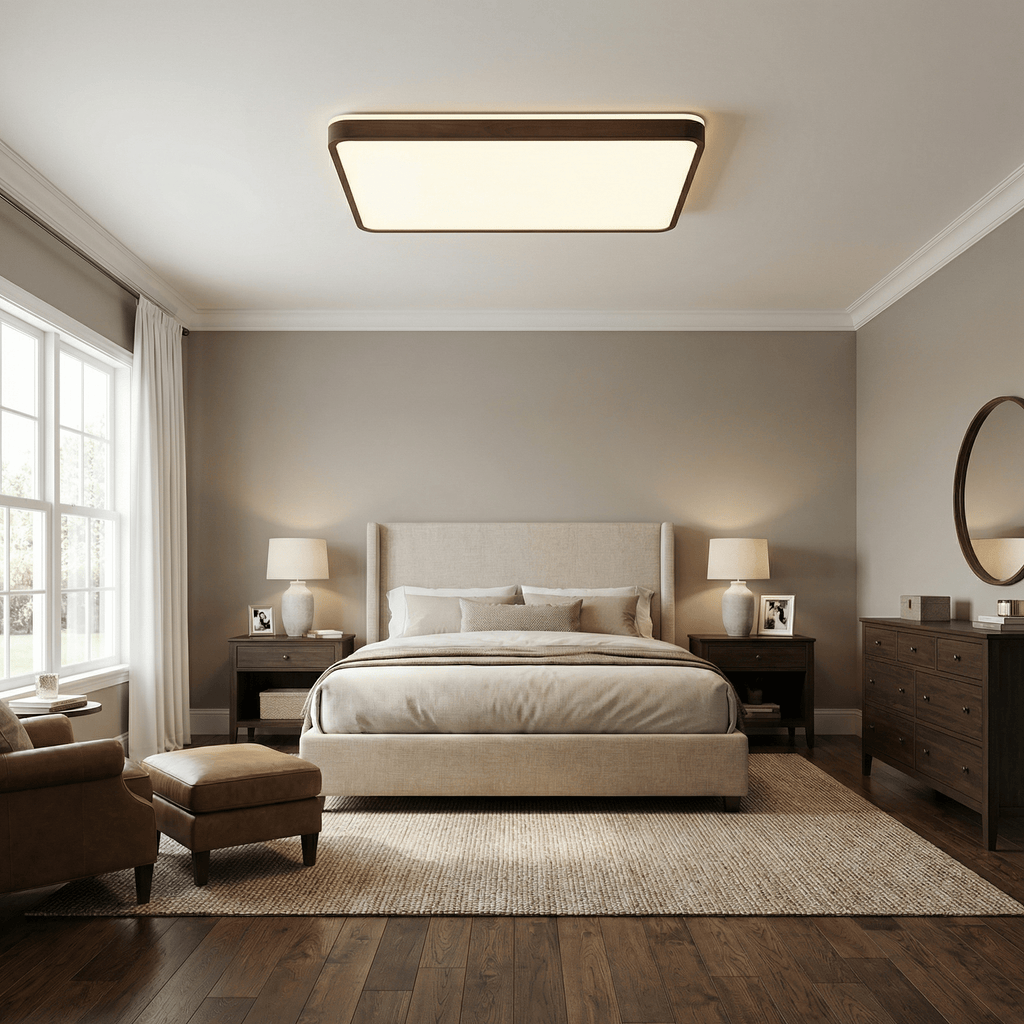 Wood Frame Light Fixture — Ceiling Light | Maison Monashee — view 5