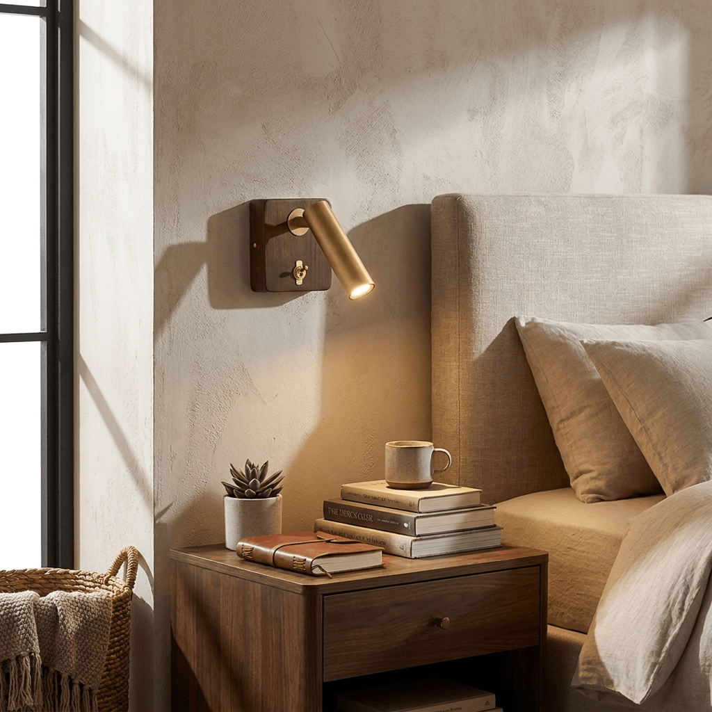 Brass Bedside Sconce — Wall Sconce | Maison Monashee — view 8