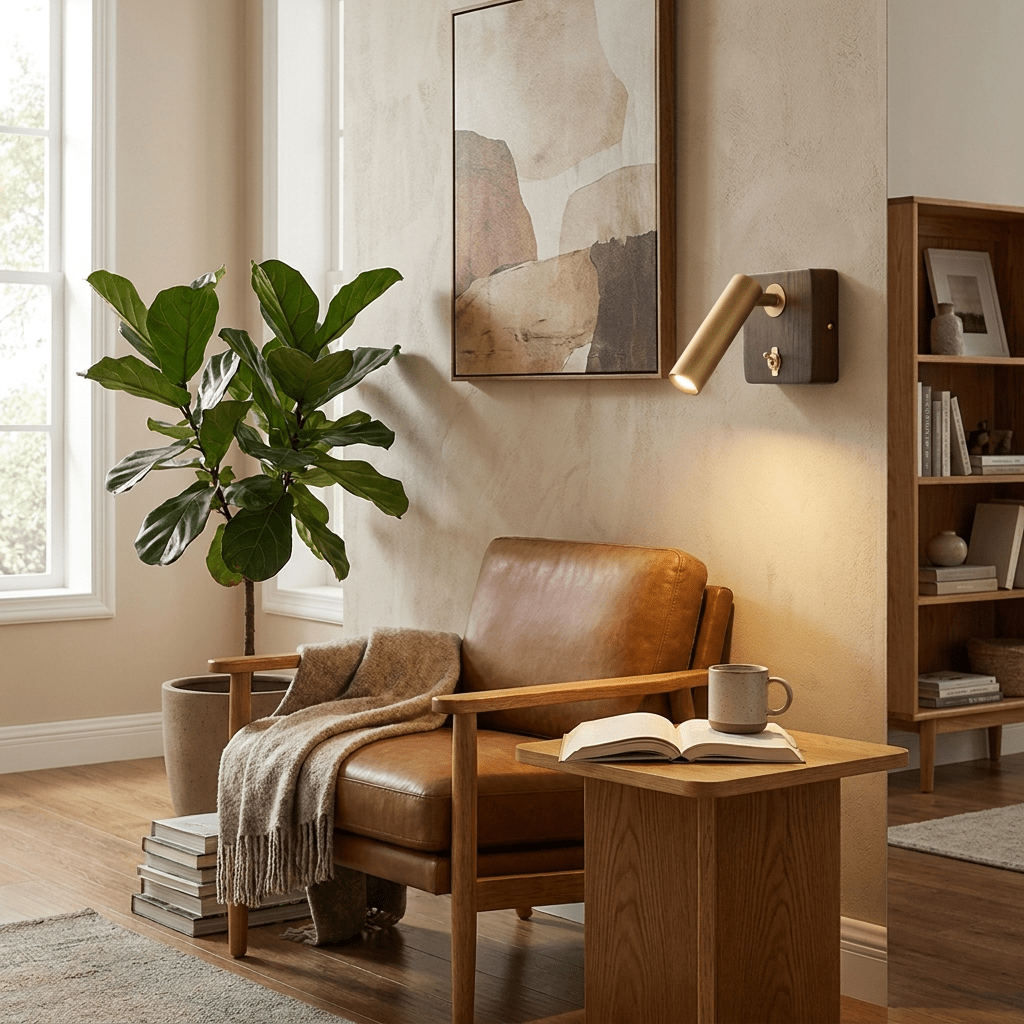 Brass Bedside Sconce — Wall Sconce | Maison Monashee — view 3