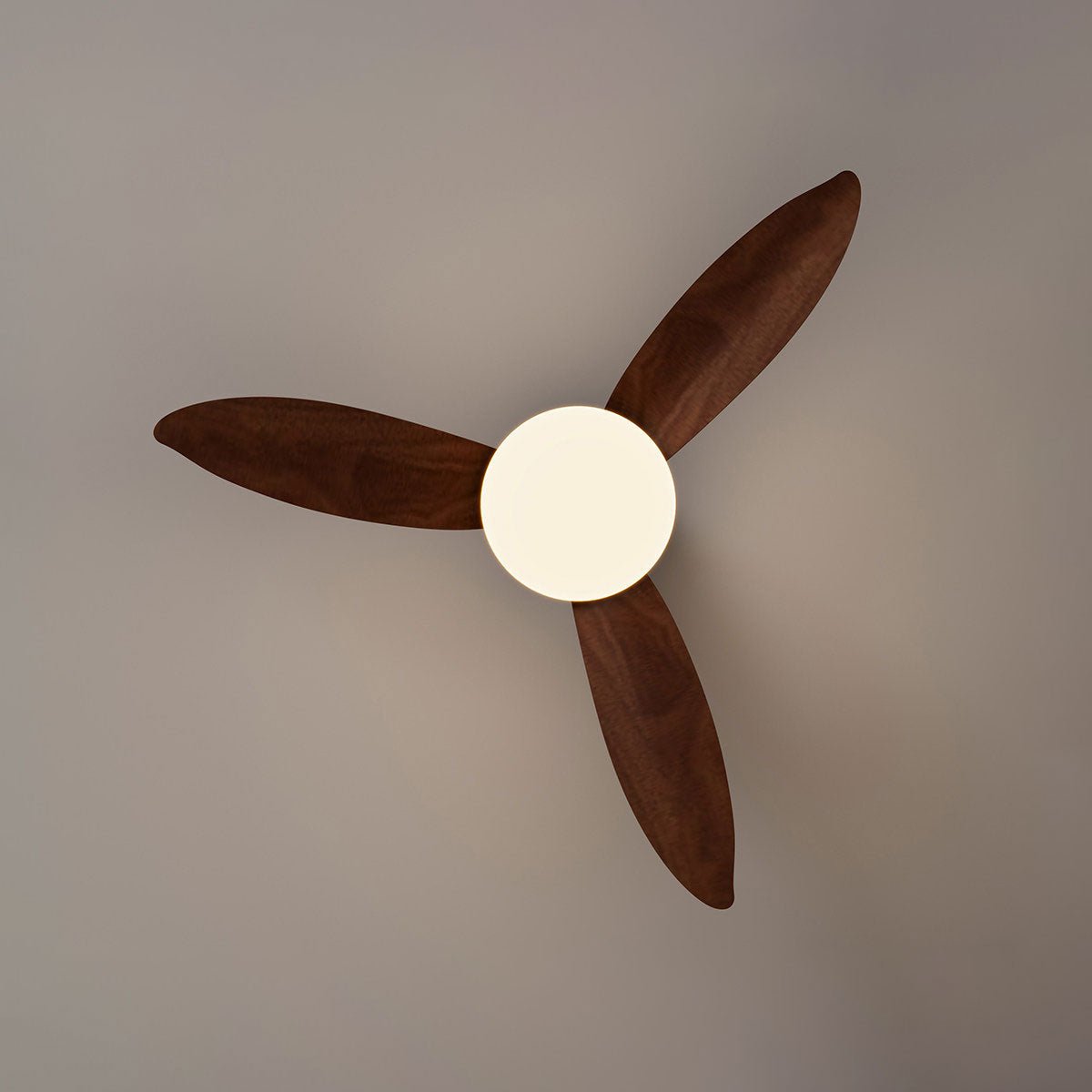 Black Flush Mount Ceiling Fan with Light — Ceiling Fan | Maison Monashee — view 17