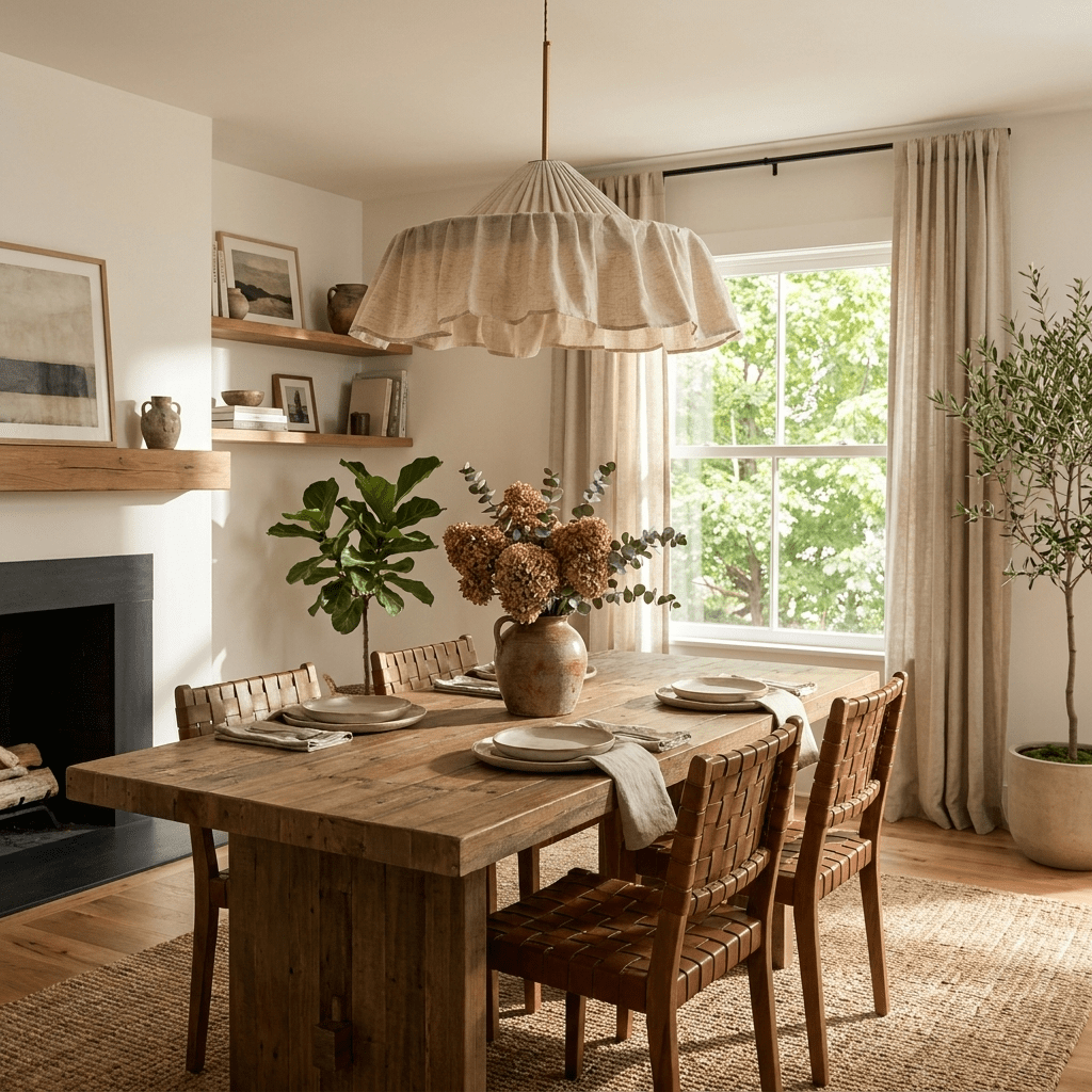 Pleated Linen Pendant Light — Pendant Light | Maison Monashee — view 10
