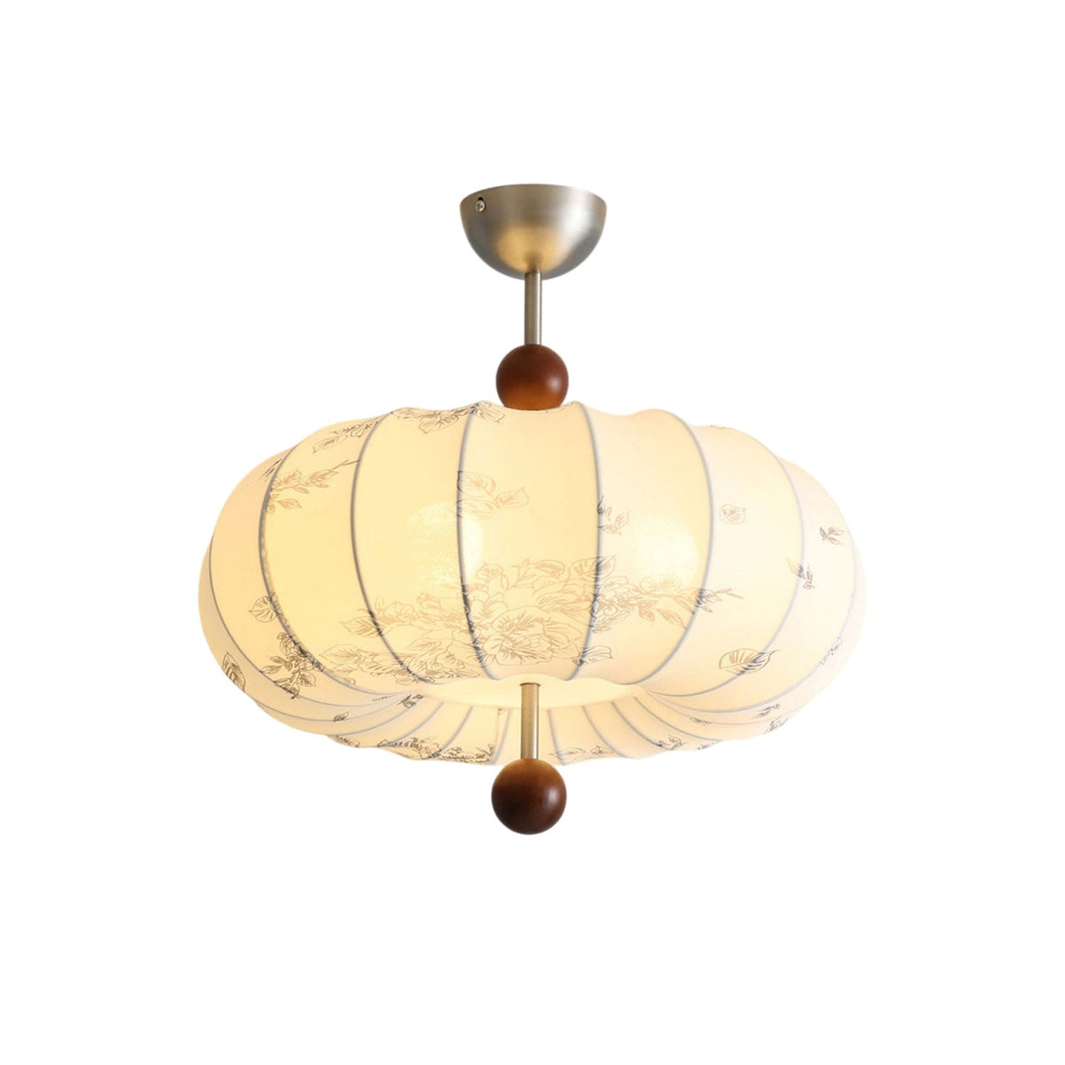 White Lantern Pendant Light — Pendant Light | Maison Monashee — view 16