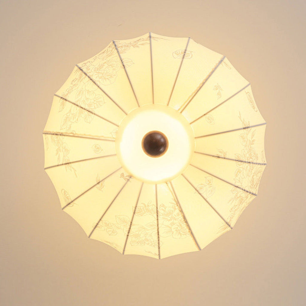 White Lantern Pendant Light — Pendant Light | Maison Monashee — view 9