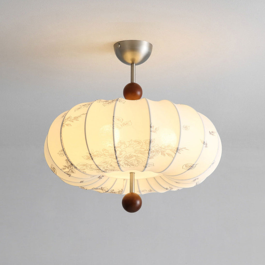 White Lantern Pendant Light — Pendant Light | Maison Monashee — view 14