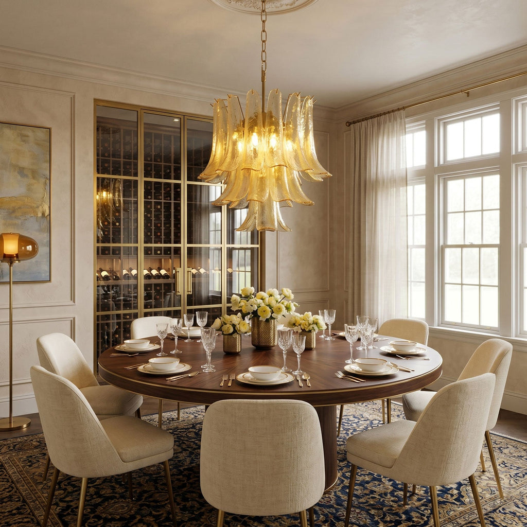 Organic Glass Chandelier — Chandelier | Maison Monashee — view 2