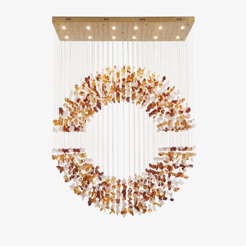 Crystal Halo Chandelier — Chandelier | Maison Monashee