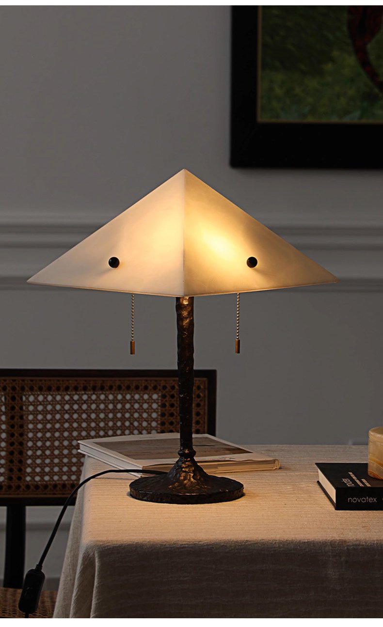 Black Textured Table Lamp — Table Lamp | Maison Monashee — view 7