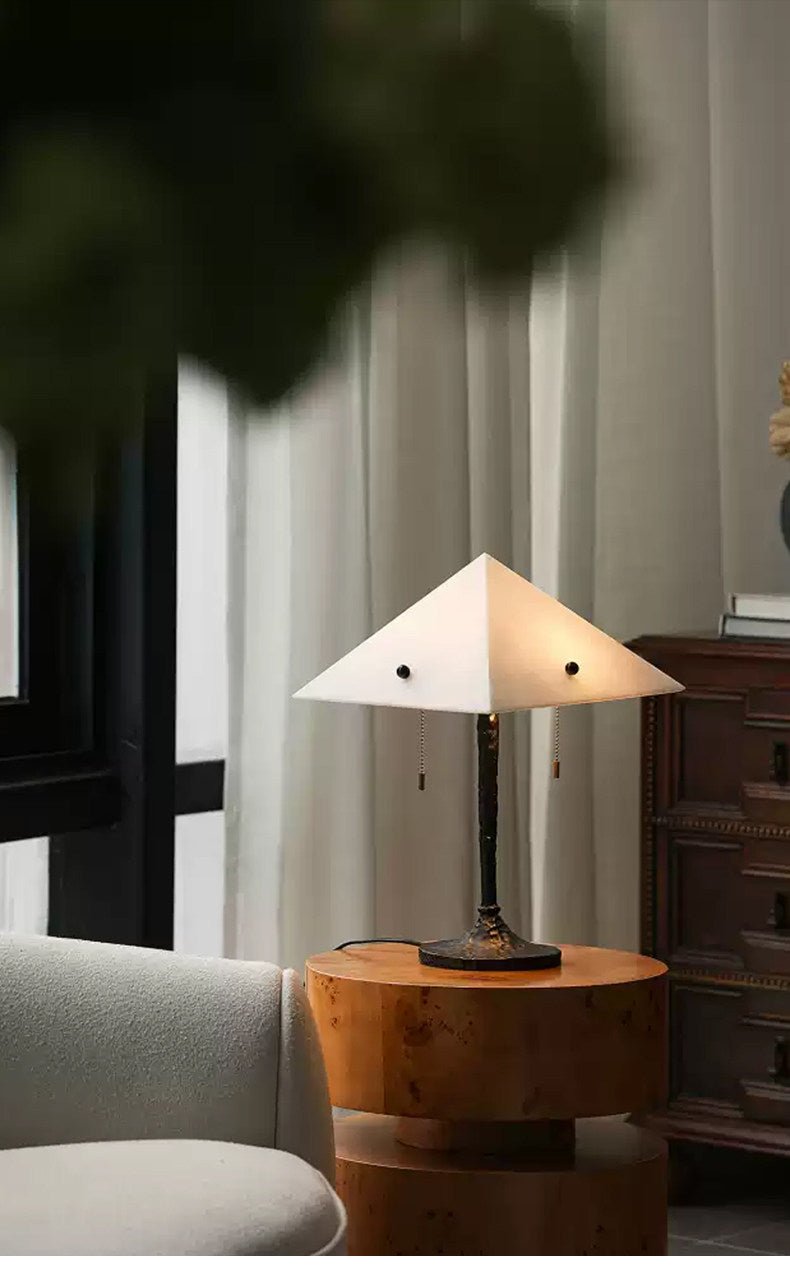 Black Textured Table Lamp — Table Lamp | Maison Monashee — view 8