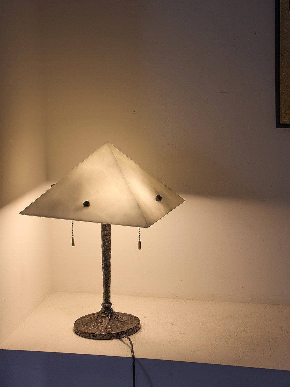 Black Textured Table Lamp — Table Lamp | Maison Monashee — view 10