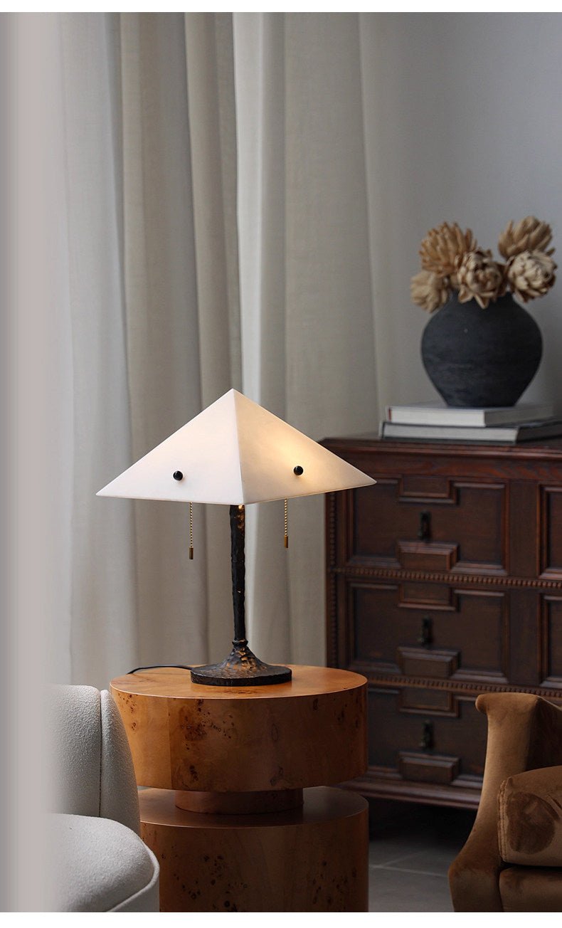 Black Textured Table Lamp — Table Lamp | Maison Monashee — view 11