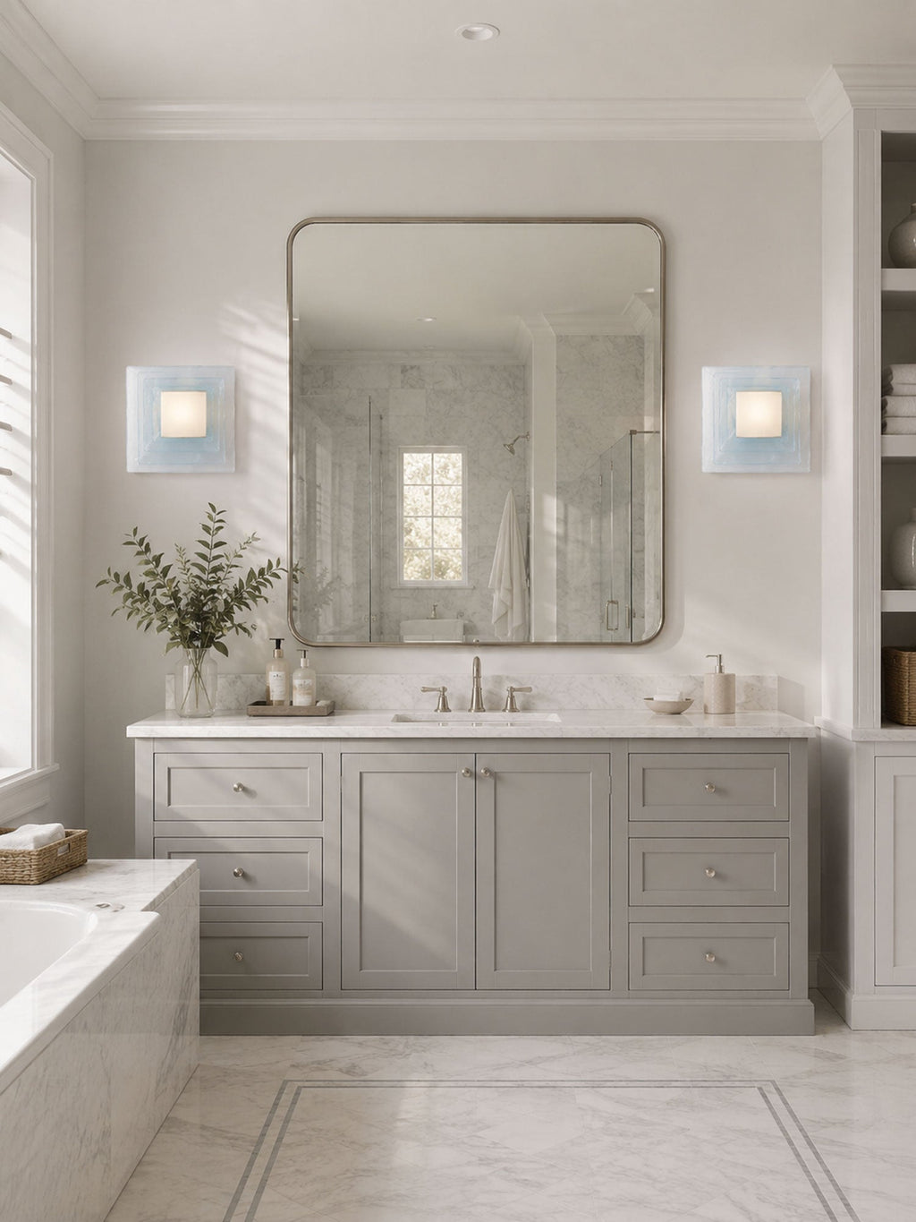 Square Glass Sconce — Wall Sconce | Maison Monashee — view 6