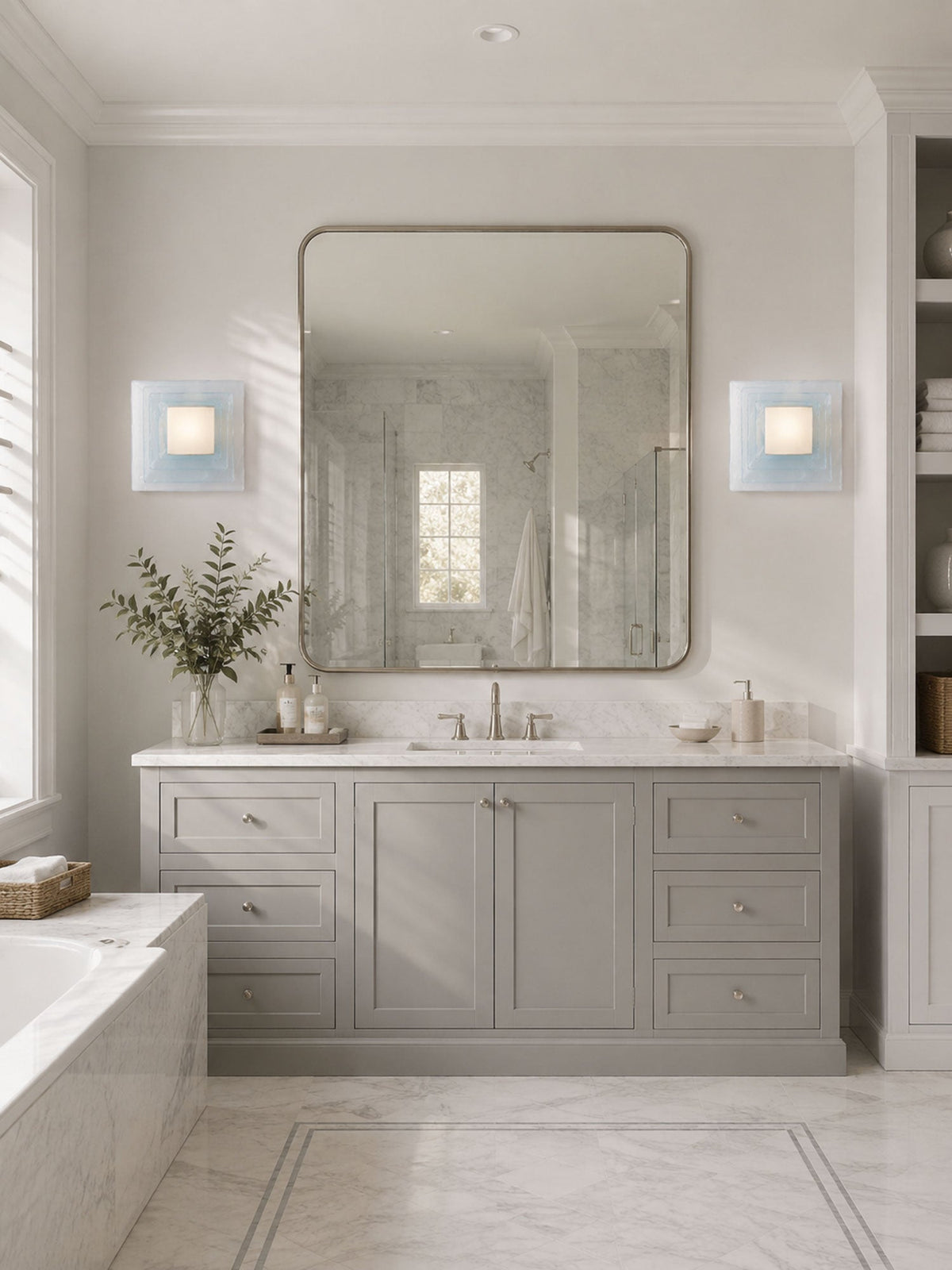 Square Glass Sconce — Wall Sconce | Maison Monashee — view 6