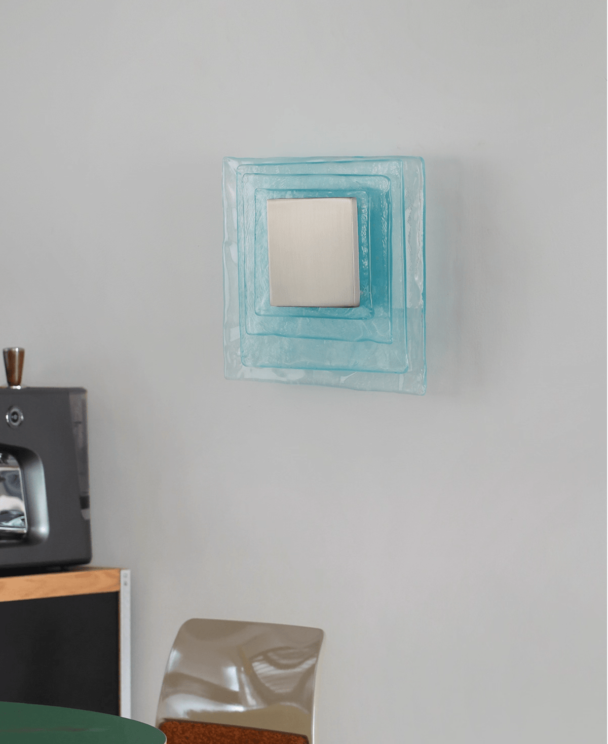 Square Glass Sconce — Wall Sconce | Maison Monashee — view 2