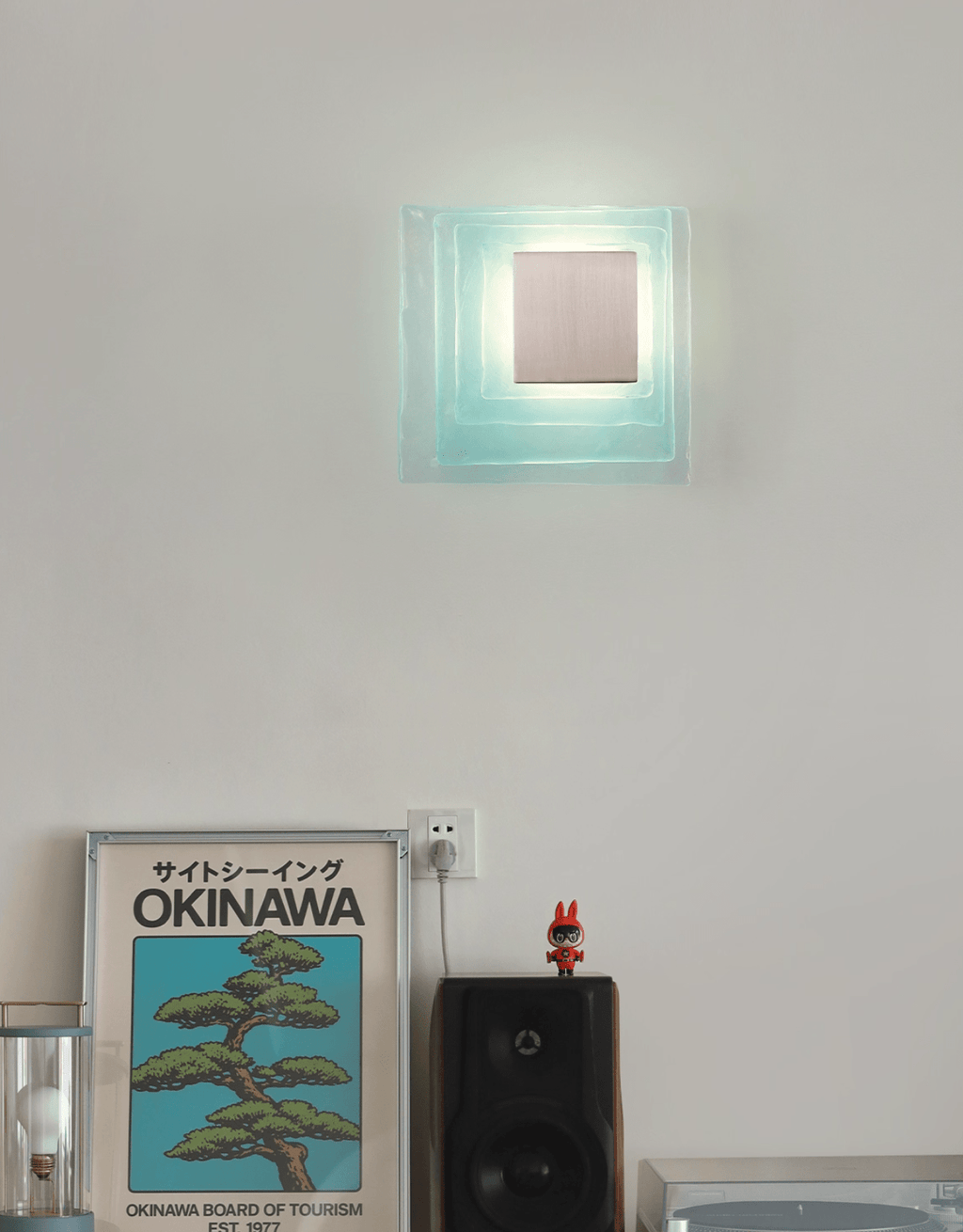 Square Glass Sconce — Wall Sconce | Maison Monashee — view 18