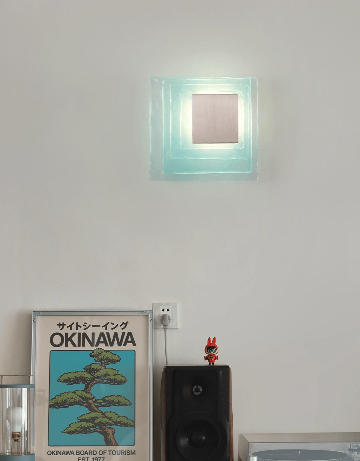 Square Glass Sconce — Wall Sconce | Maison Monashee — view 18
