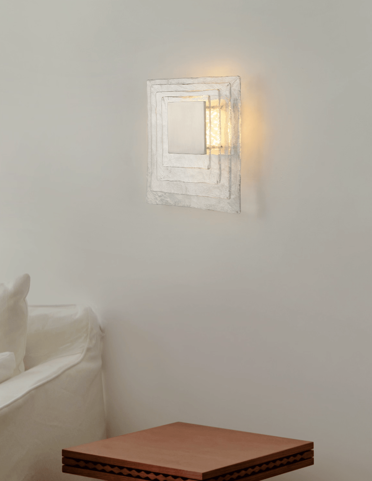 Square Glass Sconce — Wall Sconce | Maison Monashee — view 10