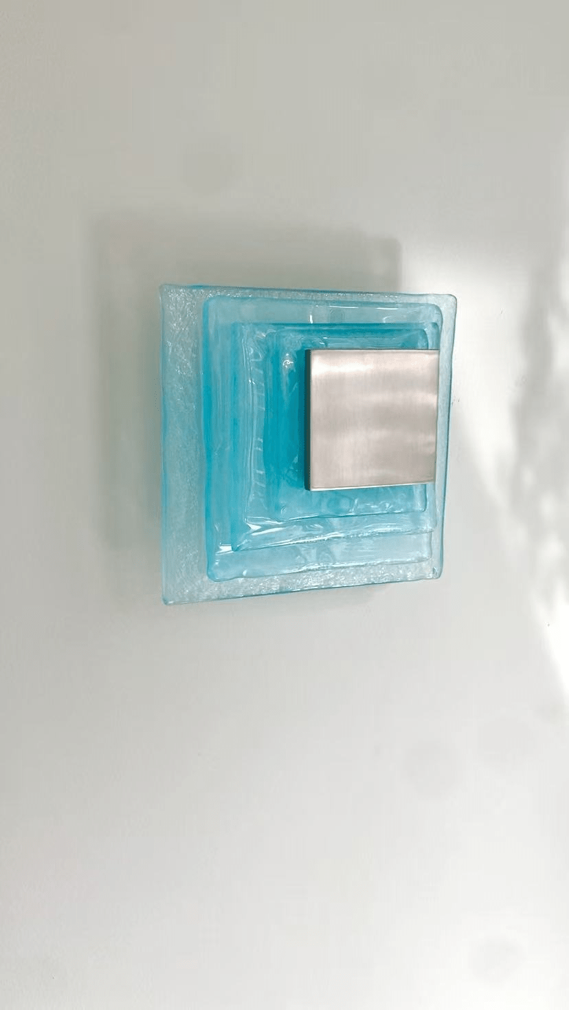 Square Glass Sconce — Wall Sconce | Maison Monashee — view 21