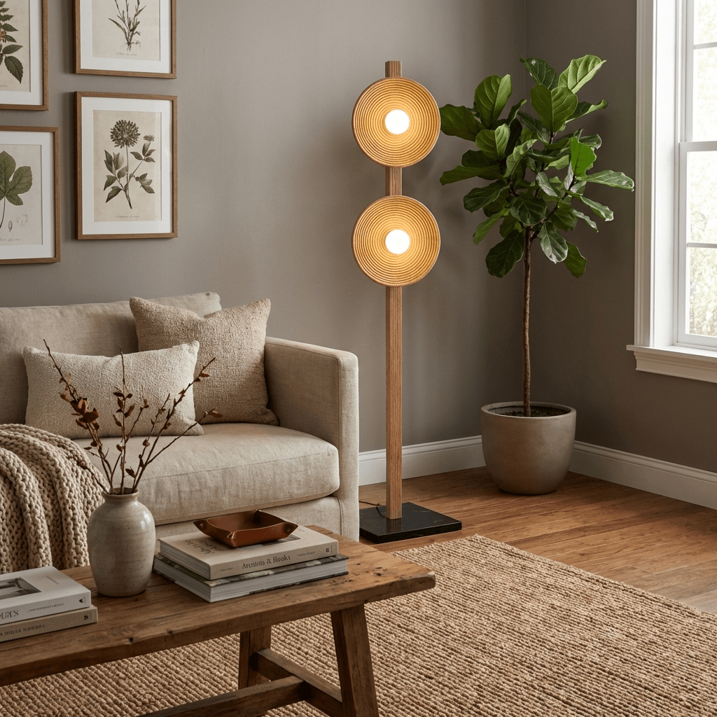 Disc Floor Lamp — Floor Lamp | Maison Monashee — view 2