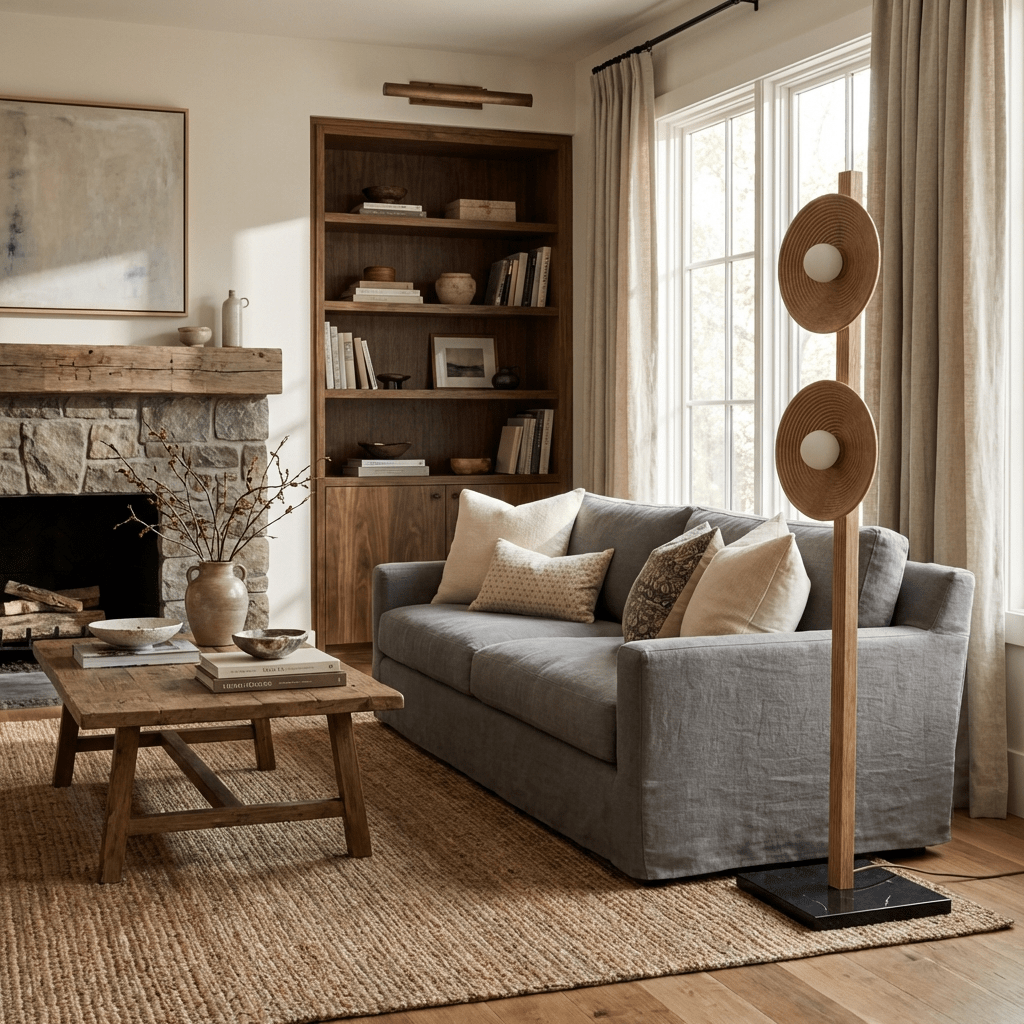 Disc Floor Lamp — Floor Lamp | Maison Monashee — view 7