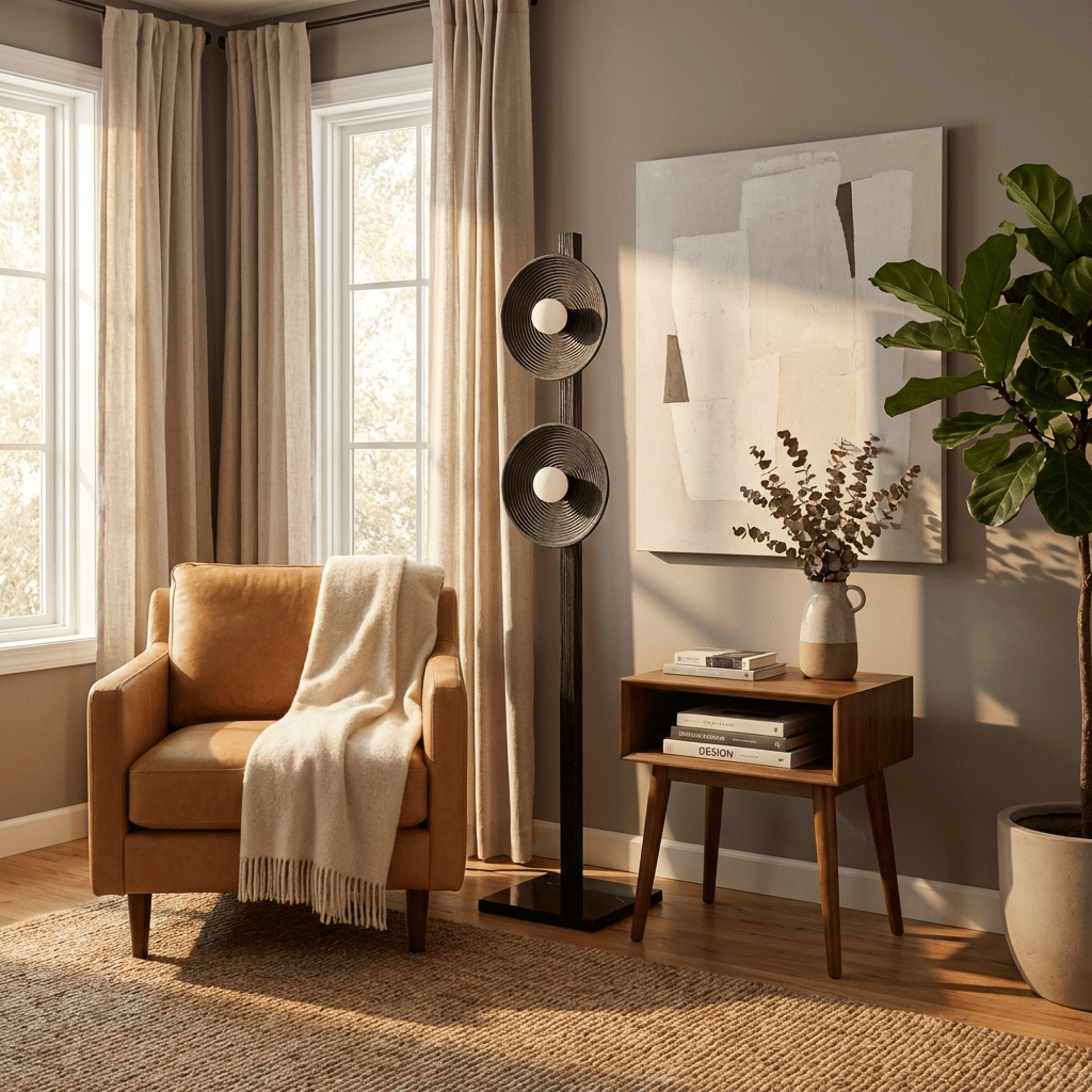 Disc Floor Lamp — Floor Lamp | Maison Monashee — view 6