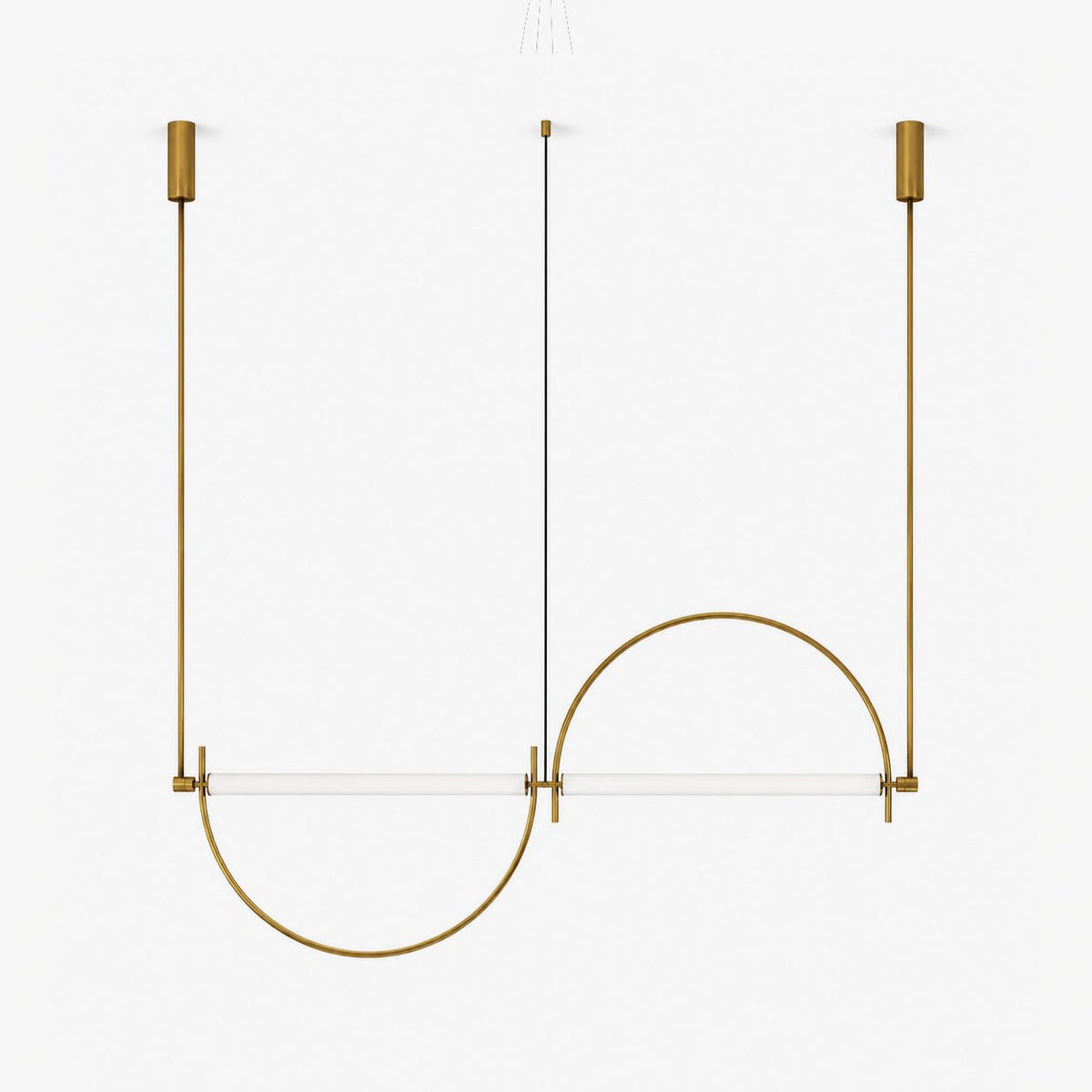 Linear Chandelier Gold — Chandelier | Maison Monashee