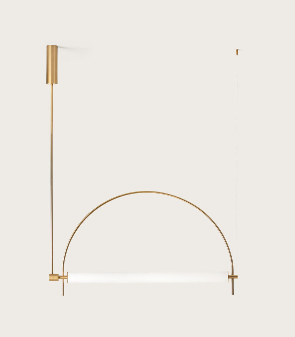 Linear Chandelier Gold — Chandelier | Maison Monashee — view 6