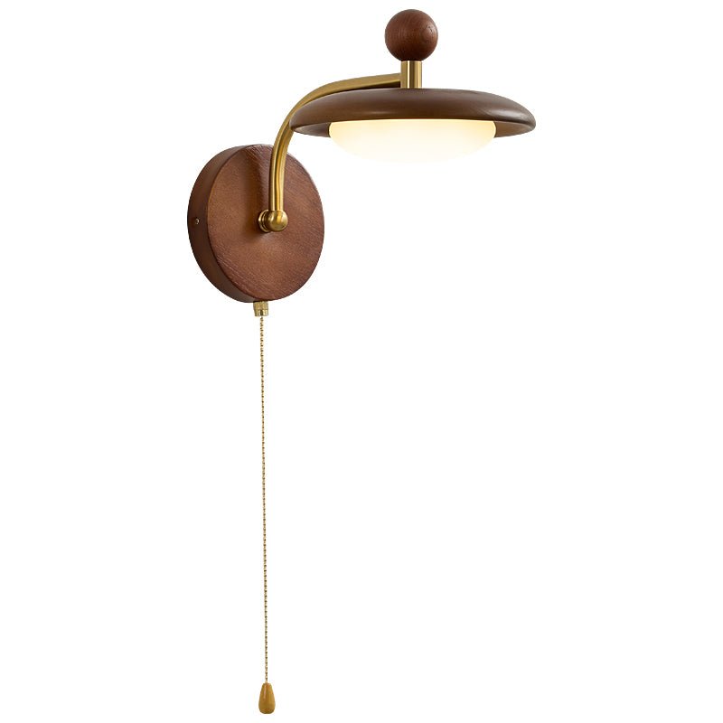 Gold Wall Light with Switch — Wall Sconce | Maison Monashee — view 16