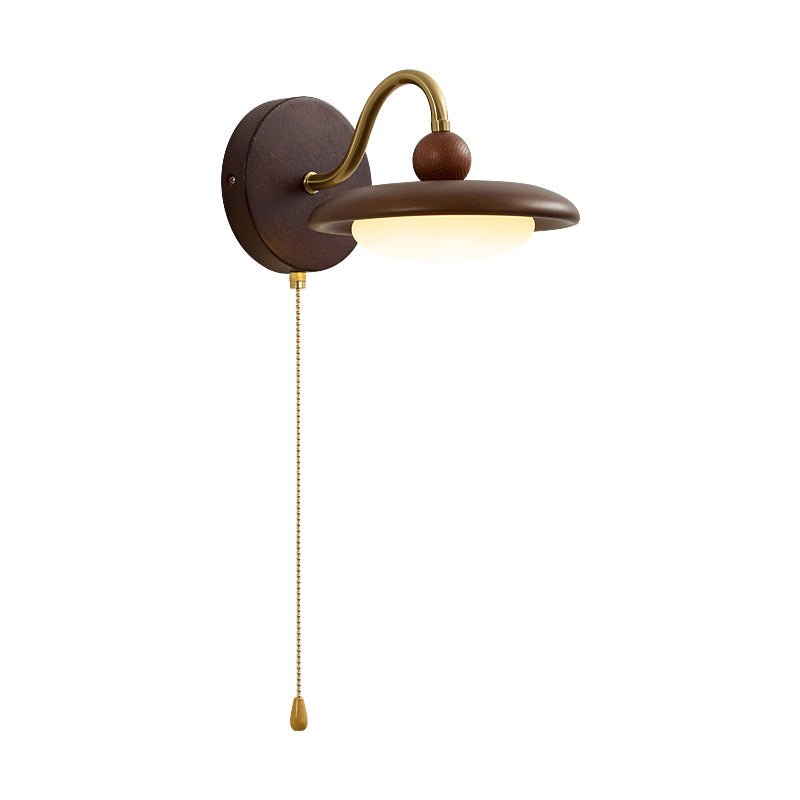 Gold Wall Light with Switch — Wall Sconce | Maison Monashee — view 15