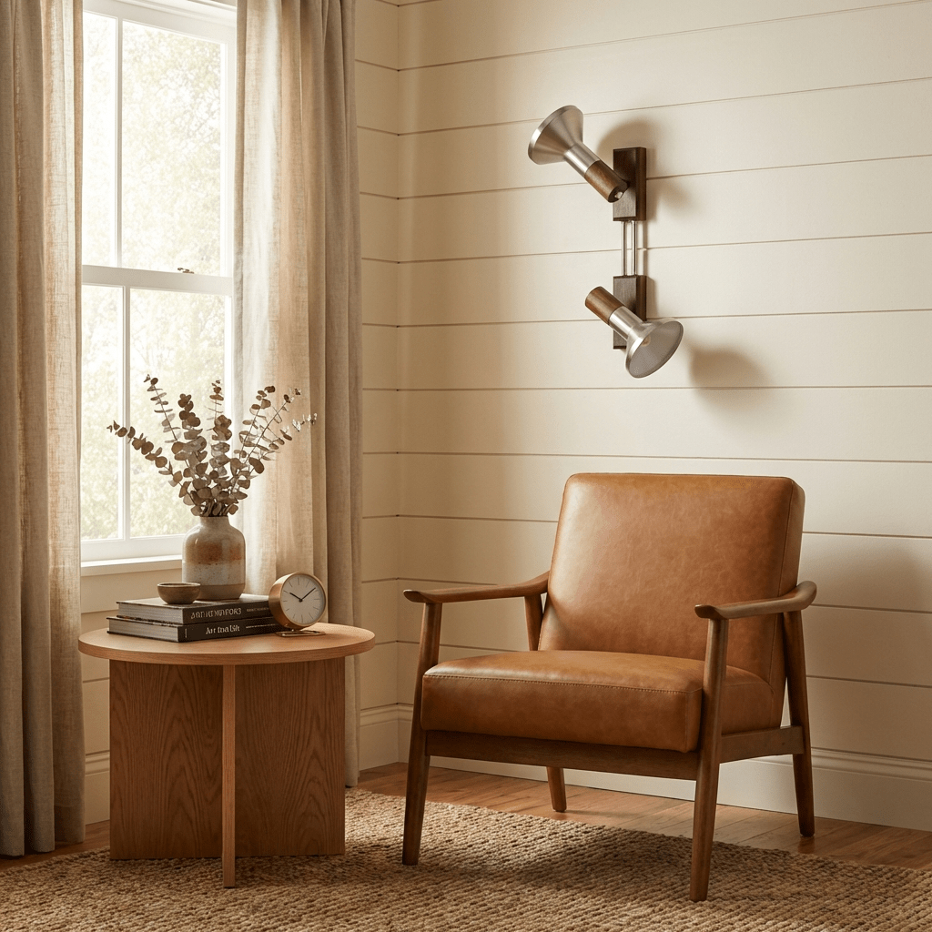 Brushed Nickel Double Sconce — Wall Sconce | Maison Monashee — view 3