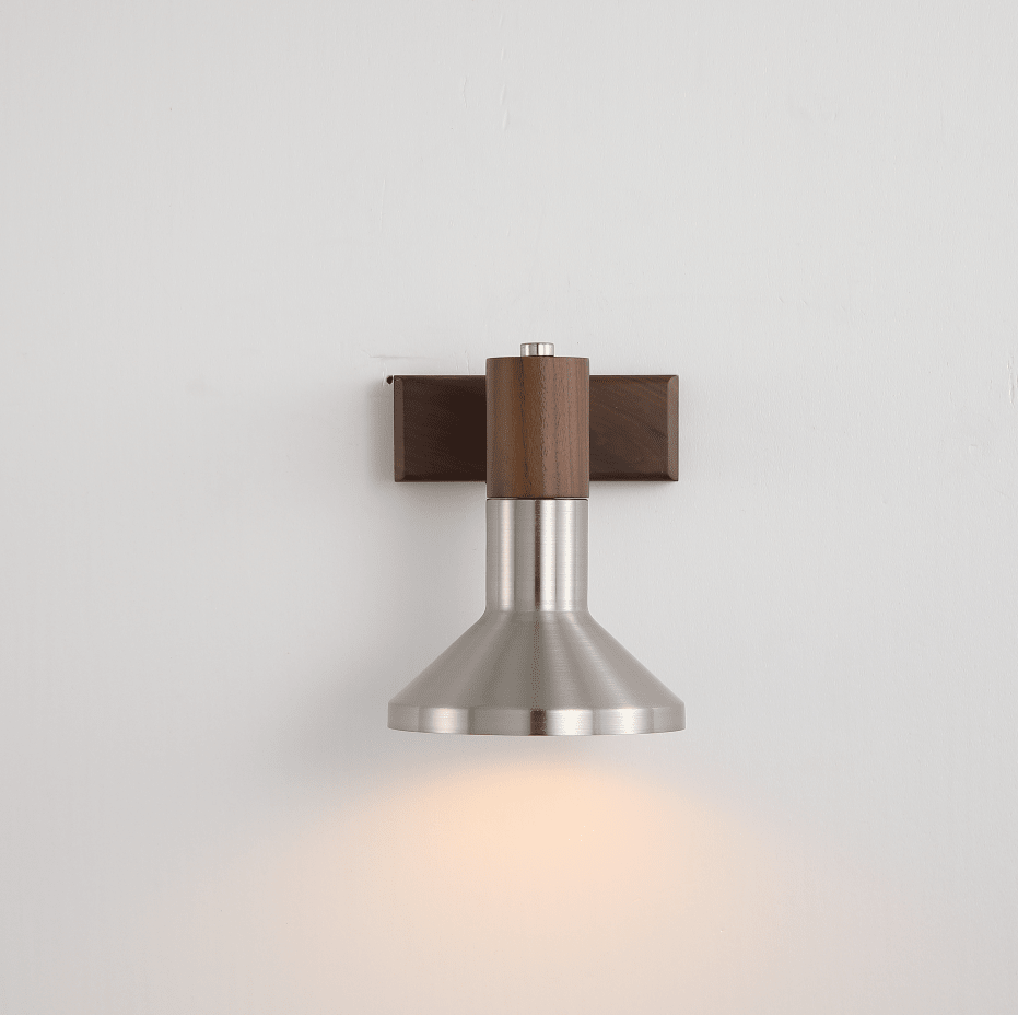 Brushed Nickel Double Sconce — Wall Sconce | Maison Monashee — view 4