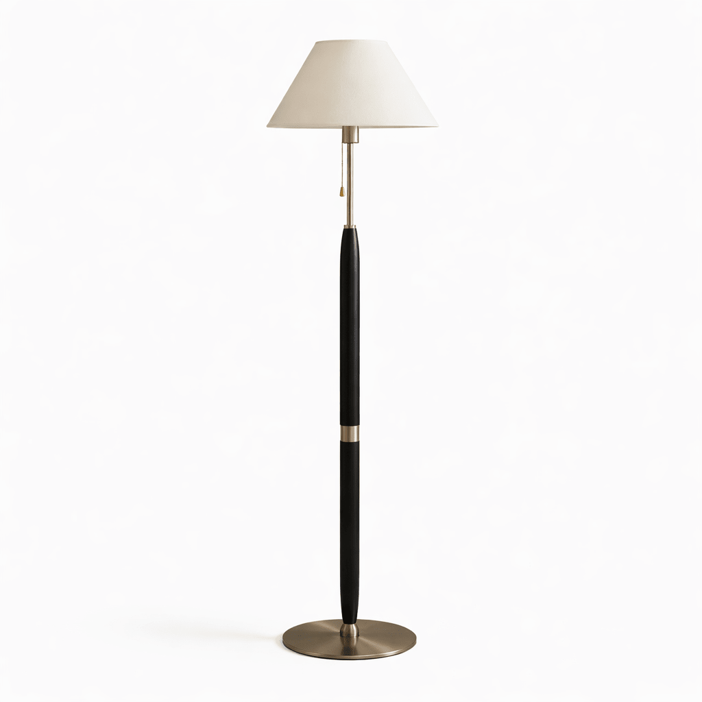 Traditional Wooden Floor Lamp — Floor Lamp | Maison Monashee — view 8