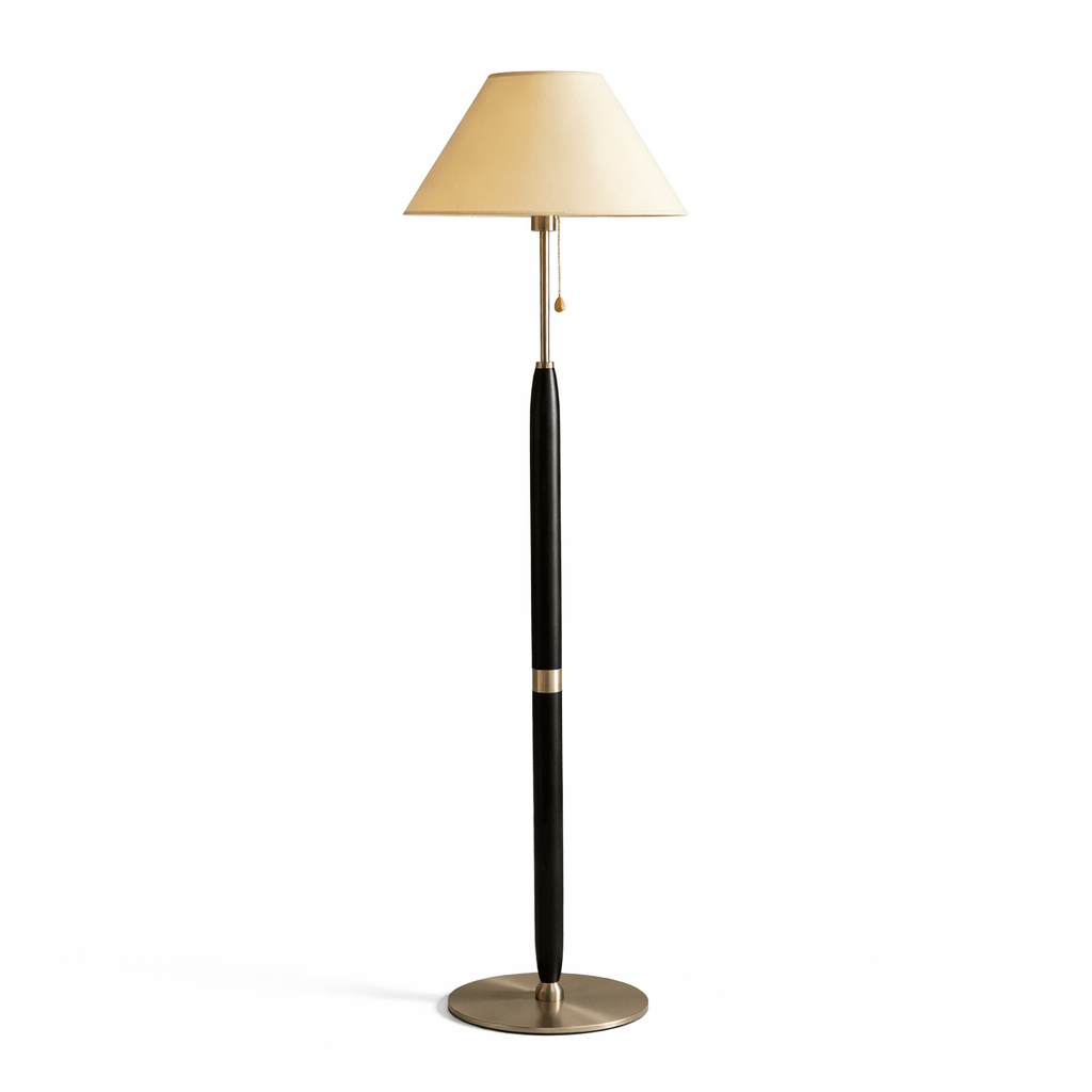 Traditional Wooden Floor Lamp — Floor Lamp | Maison Monashee — view 7