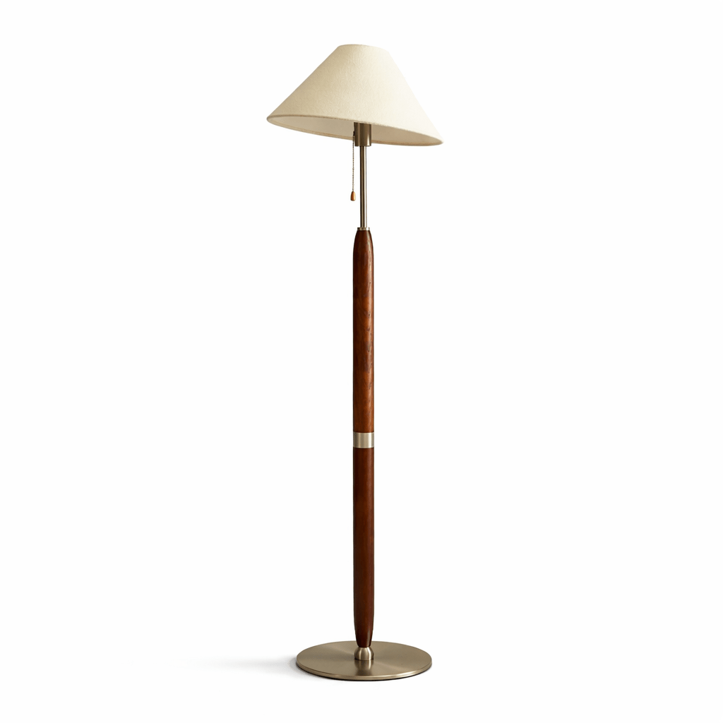Traditional Wooden Floor Lamp — Floor Lamp | Maison Monashee — view 9
