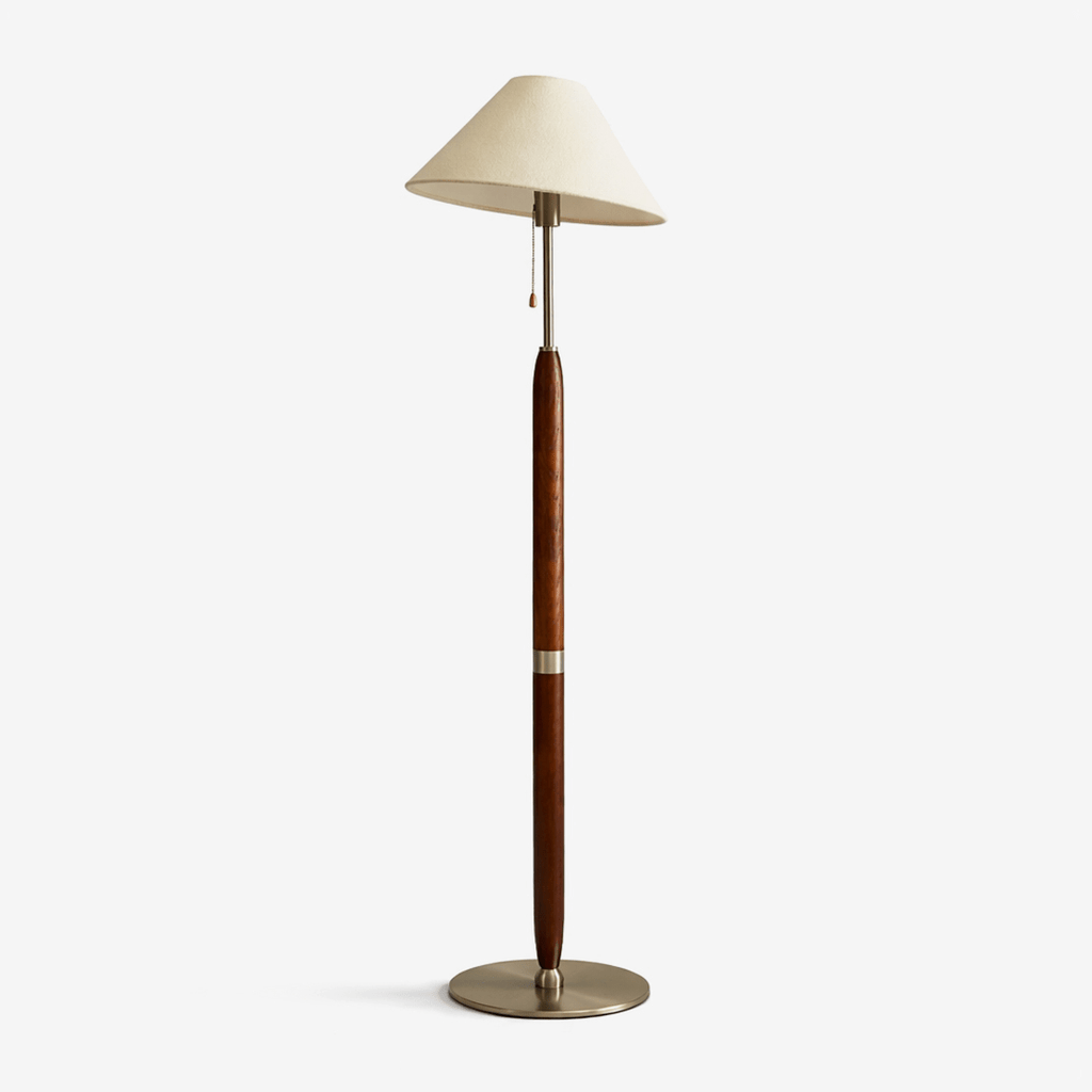Traditional Wooden Floor Lamp — Floor Lamp | Maison Monashee