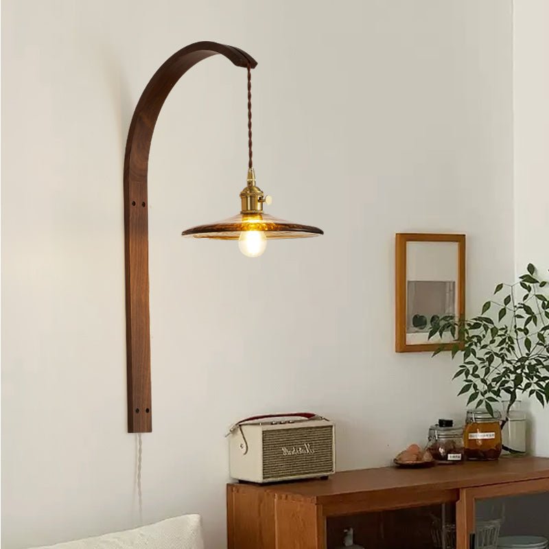 Fluted Milk Glass Sconce — Wall Sconce | Maison Monashee — view 2