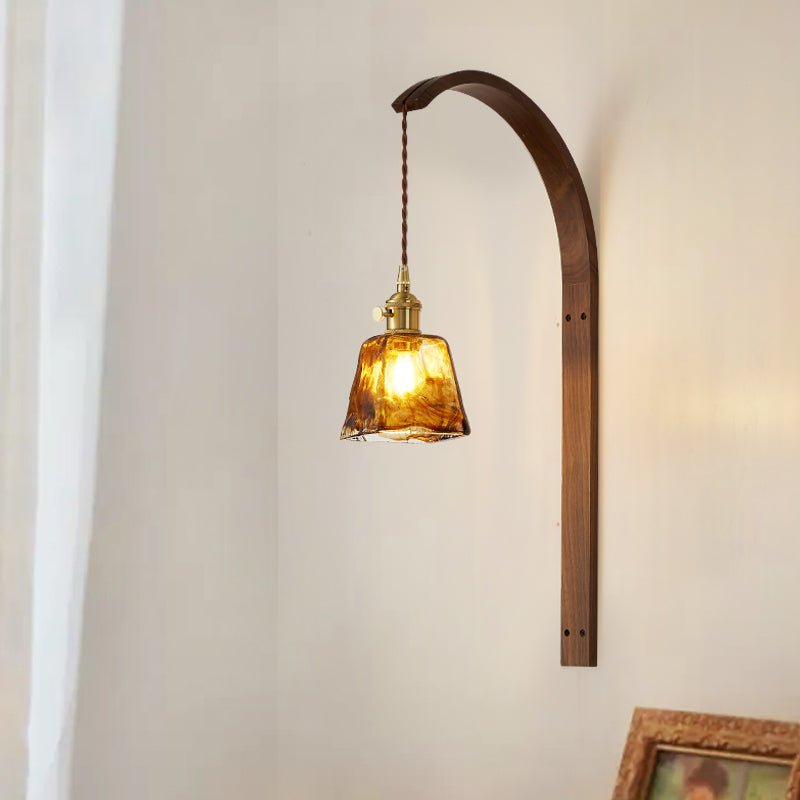 Fluted Milk Glass Sconce — Wall Sconce | Maison Monashee — view 3