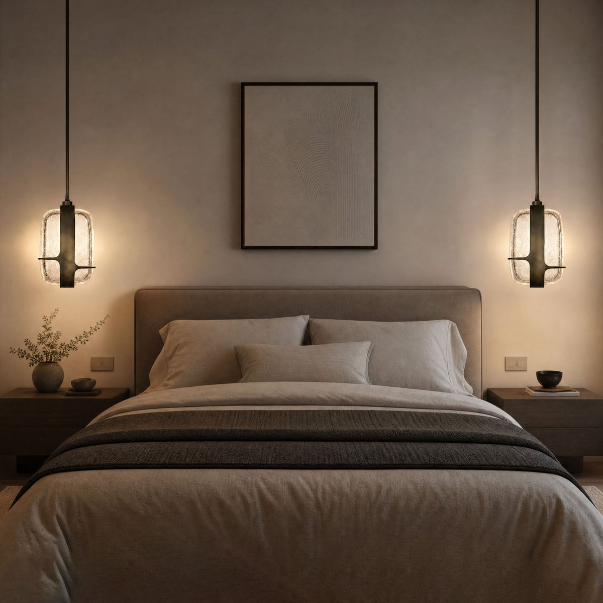 Rectangular Glass Pendant Light — Pendant Light | Maison Monashee — view 5