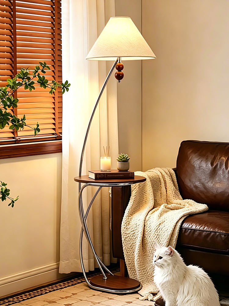 Modern Curved Floor Lamp — Floor Lamp | Maison Monashee — view 8