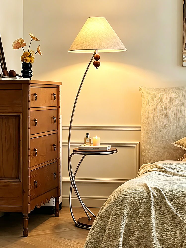 Modern Curved Floor Lamp — Floor Lamp | Maison Monashee — view 9