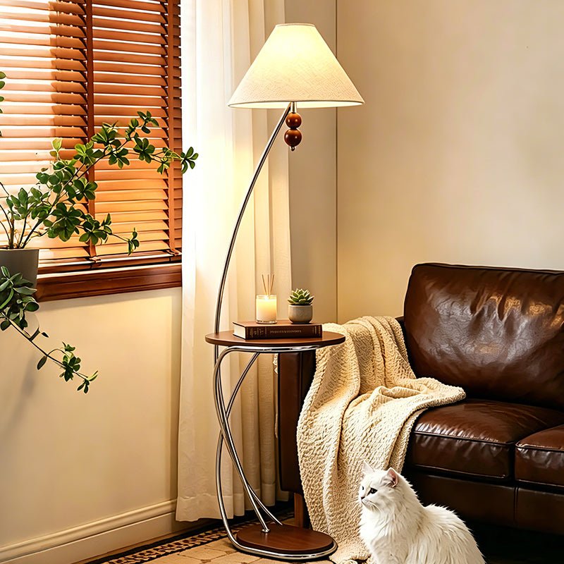 Modern Curved Floor Lamp — Floor Lamp | Maison Monashee — view 5