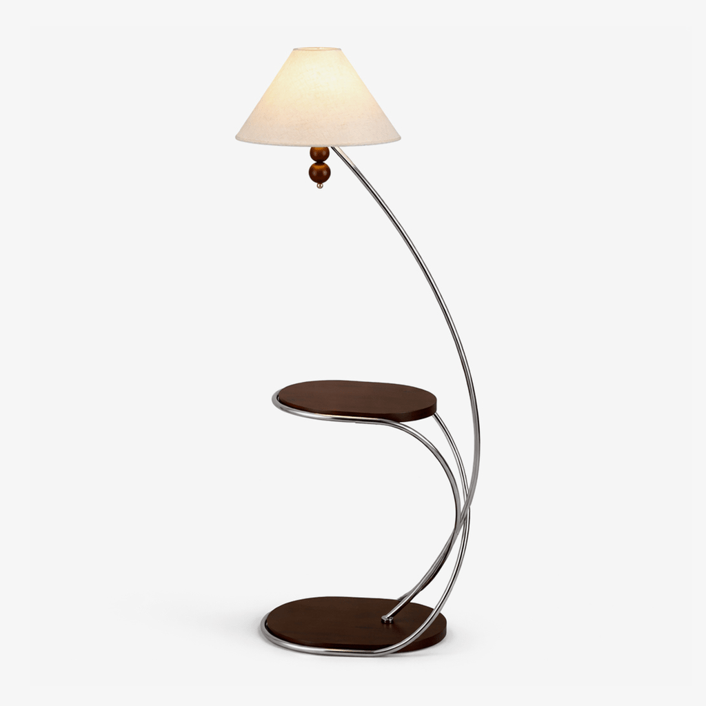 Modern Curved Floor Lamp — Floor Lamp | Maison Monashee