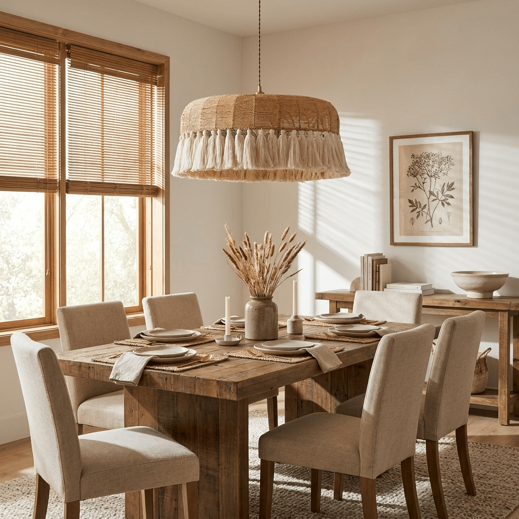 Woven Drum Pendant Light — Pendant Light | Maison Monashee — view 2